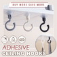 Powerful Adhesive Ceiling Hooks